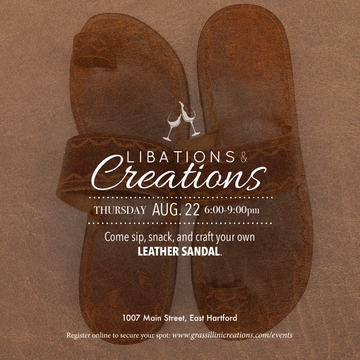 Libations and Creations Sandals Class