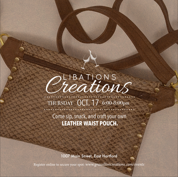 Libations and Creations - Waist Pouch Class