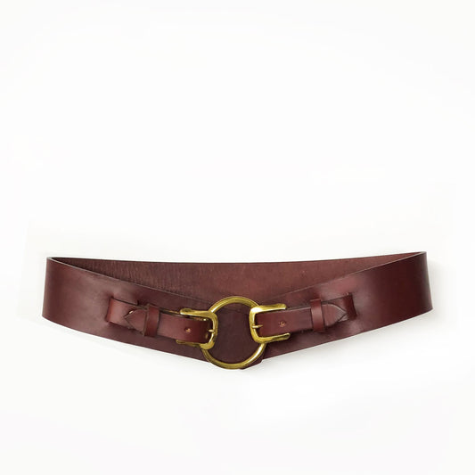 Bluefield Double Buckle Belt brown