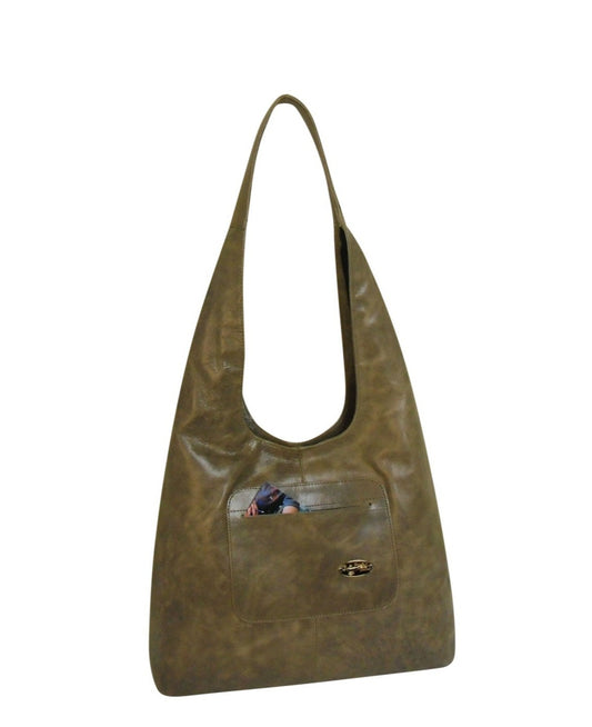 Portmore Hobo brownish grey front view